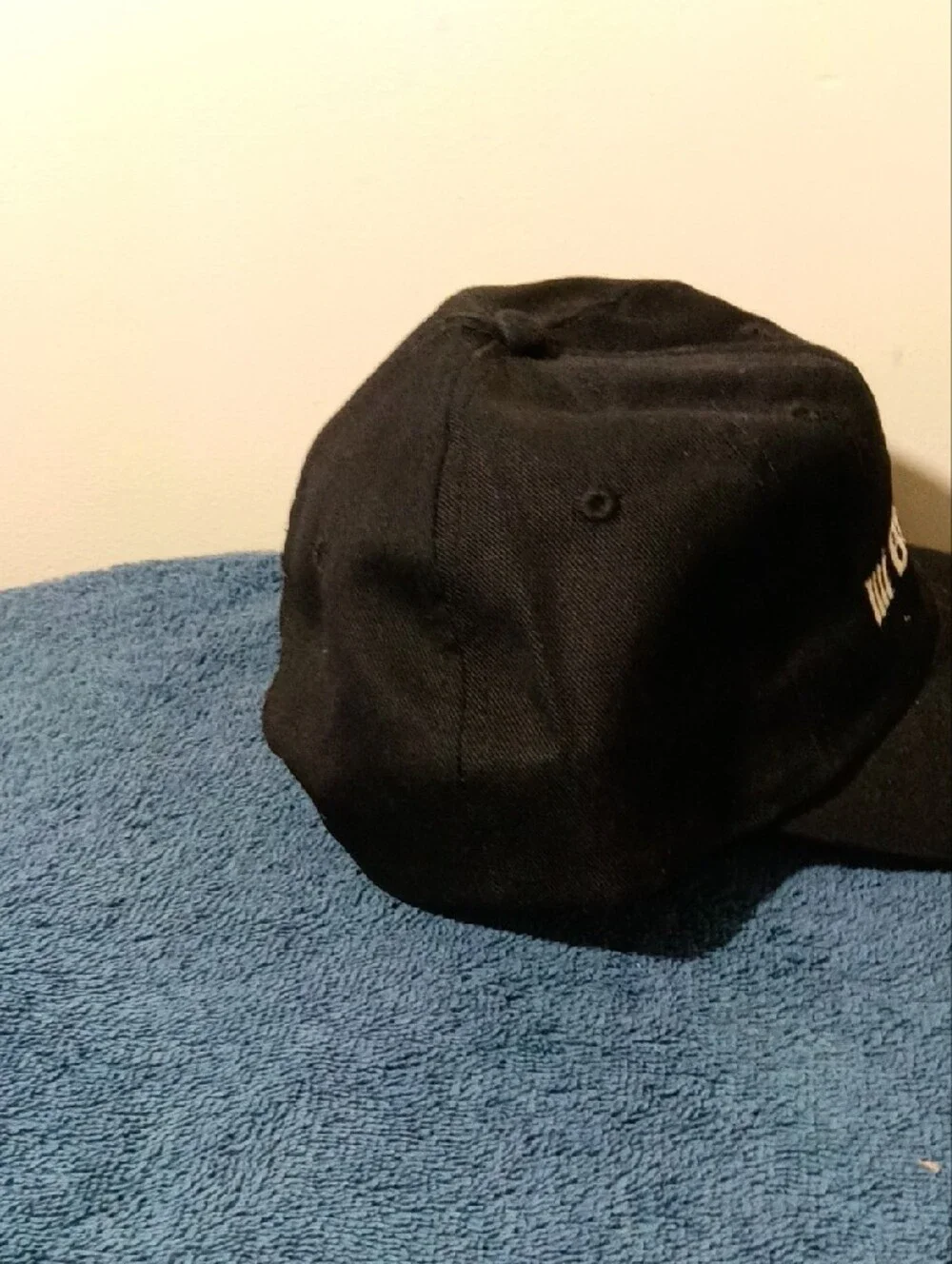 Vintage Baldwin Black Cap with White Embroidered Logo